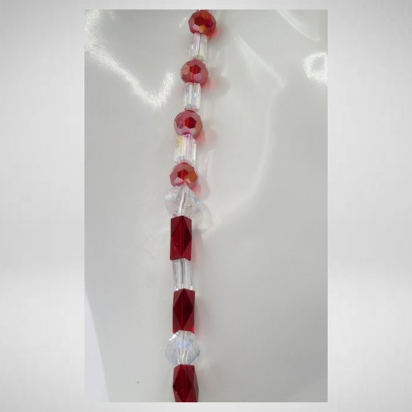 CONTESSA IN RED Beaded Jewelry Set - Picture 4 of 6